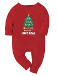 Zeezeezoo My First Christmas Baby Dress Outfit | 100% Cotton Clothes Full-Sleeve Bodysuit for Newborn Baby Boy & Girl Photoshoot
