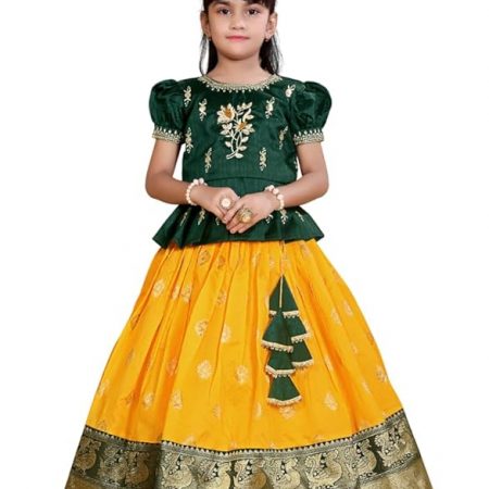 White Button Girls lehenga choli