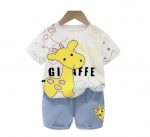 I.T T-shirt and Short Set for Baby Boys & Baby Girls, Printed Half Sleeves Clothing Set for Kids