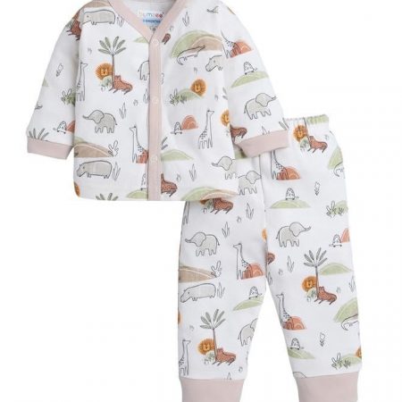 BUMZEE Baby Boys Full Sleeves Jabla & Pyjama Set (Peb10694695)