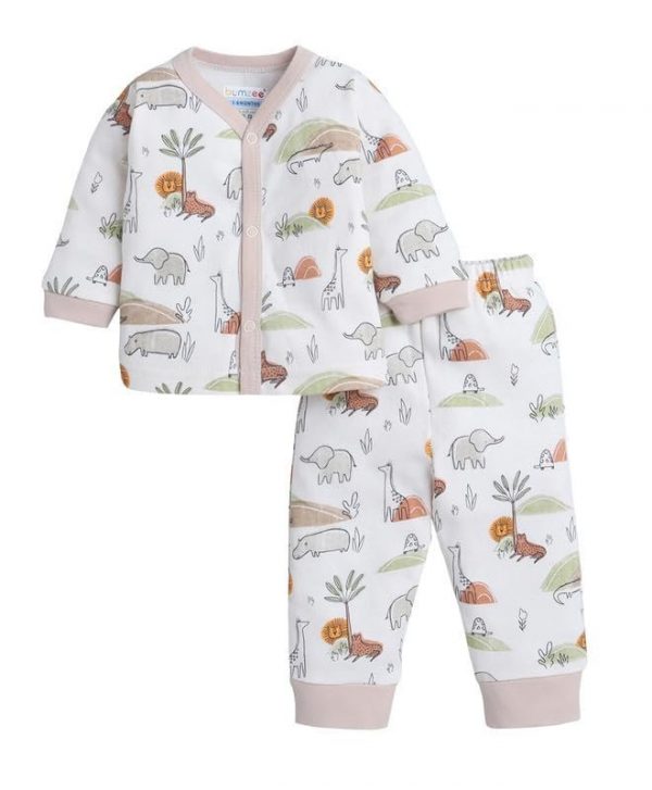 BUMZEE Baby Boys Full Sleeves Jabla & Pyjama Set (Peb10694695)