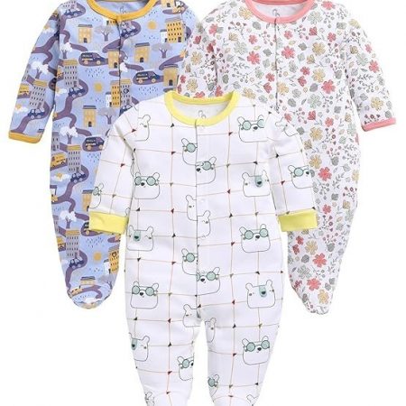 BabyGo Half Sleeve Rompers Combo 100% Cotton for New Born Baby |Romper