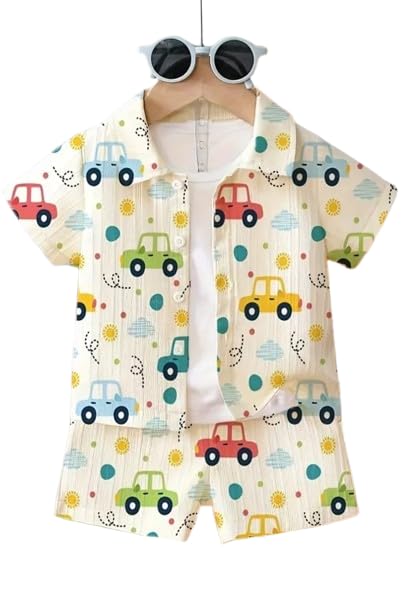 BareBliss fashionable baby Boys Co ord Dress Set | Stylish Kids Clothing for Party, Wedding & Casual Wear | Regular Fit | 2-Piece Outfit Set