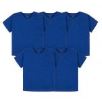 Gerber Baby Toddler 5-Pack Solid Short Sleeve T-Shirts Jersey