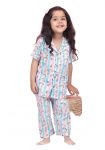 POLKA TOTS 100% Pure Cotton Night Suit for Kids | Half Sleeve Pyjama Set | Unisex Night Dress for Kids Girls & Boys | Sleepwear for Kids, Trendy Winter Night Dress for Boys & Girls 9 Months to 8 Years