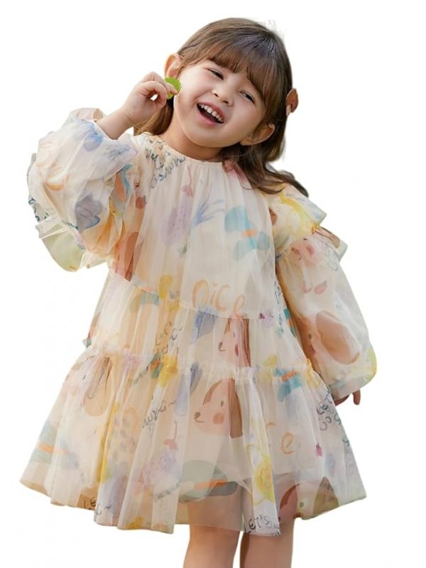 Tagas Girls' Dress| Girls Frock|Cute Princessdress| Birthday Dress for Girls|