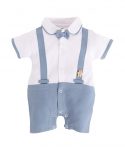 BABY GO 100% Cotton Full Sleeve Regular Fit Regular Romper For Baby Boys