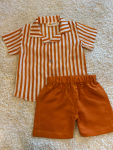 Klingaru Co-ord Set - Orange Stripes