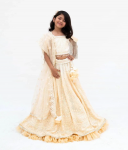 Beige Ombre Lehenga Set