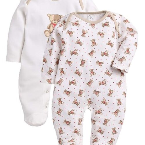 BabyGo Half Sleeves Baby Romper| 100% Cotton Rompers for New Born Baby| Baby Dress | Sleepsuit for Baby Girls| Onesies