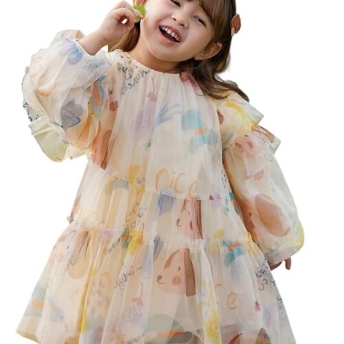 Tagas Girls' Dress| Girls Frock|Cute Princessdress| Birthday Dress for Girls|